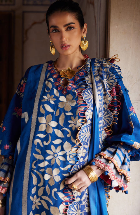 Elan - Elan Lawn'25 Embroidered Lawn Suits Unstitched 3 Piece - Summer Collection - aubranz.com