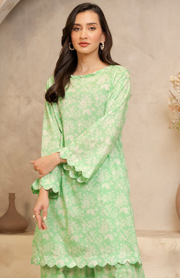 Zellbury - Zellbury unstitched lawn'25 Printed Suits Unstitched 2 Piece - Summer Collection - aubranz.com