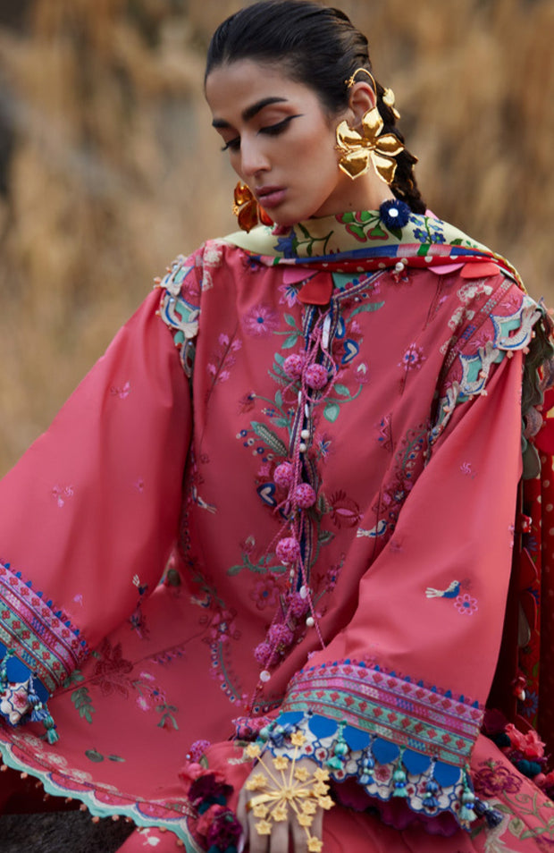 Elan - Elan Lawn'25 Embroidered Lawn Suits Unstitched 3 Piece - Summer Collection - aubranz.com