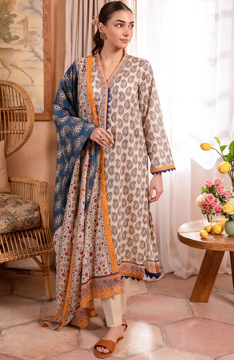 Zellbury - Zellbury unstitched lawn'25 Printed Suits Unstitched 3 Piece - Summer Collection - aubranz.com