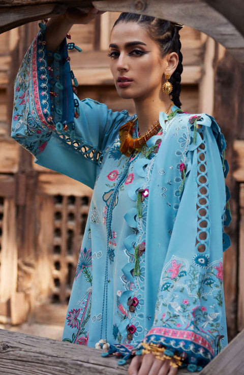 Elan - Elan Lawn'25 Embroidered Lawn Suits Unstitched 3 Piece - Summer Collection - aubranz.com