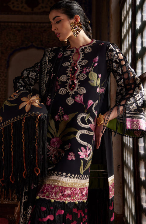 Elan - Elan Lawn'25 Embroidered Lawn Suits Unstitched 3 Piece - Summer Collection - aubranz.com