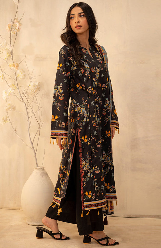 Zellbury - Zellbury unstitched lawn'25 Printed Suits Unstitched 2 Piece - Summer Collection - aubranz.com
