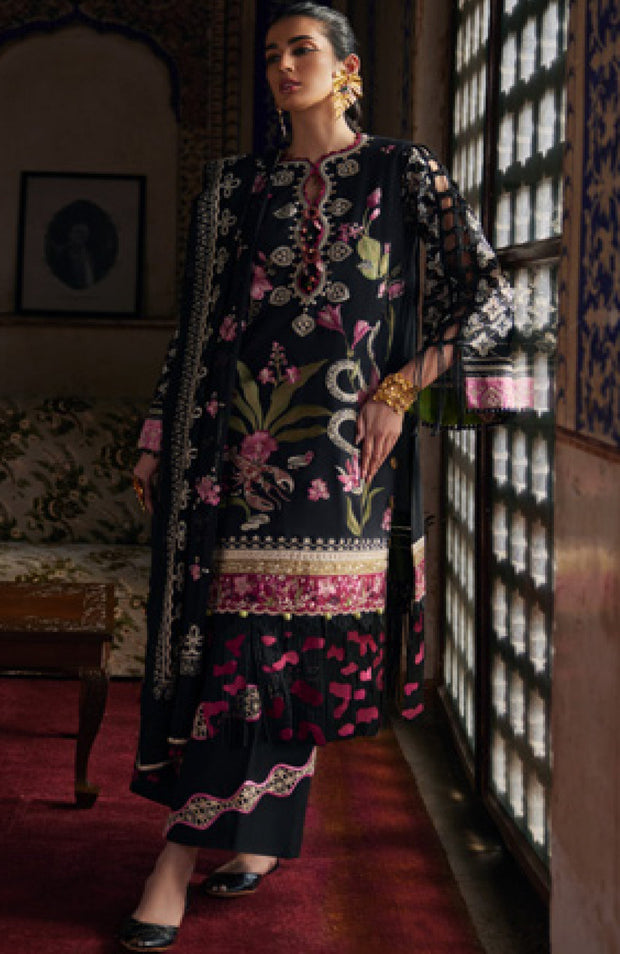 Elan - Elan Lawn'25 Embroidered Lawn Suits Unstitched 3 Piece - Summer Collection - aubranz.com