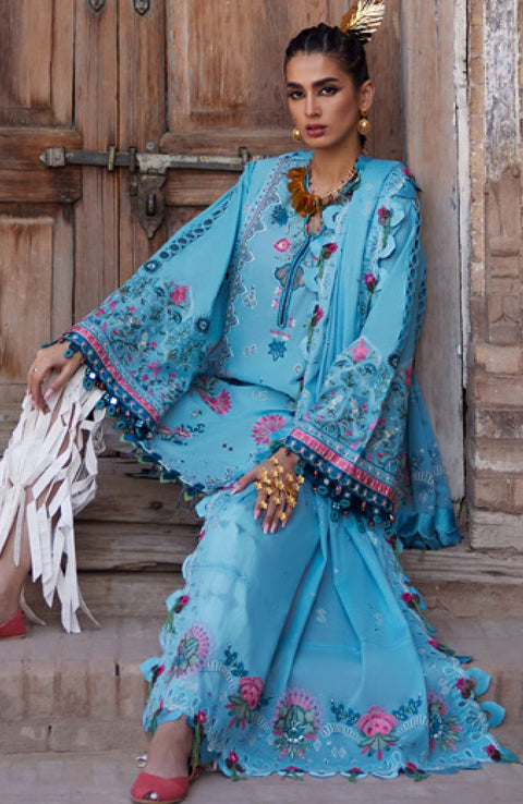 Elan - Elan Lawn'25 Embroidered Lawn Suits Unstitched 3 Piece - Summer Collection - aubranz.com