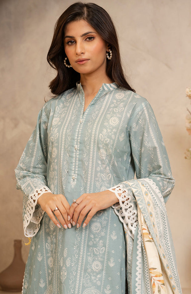Zellbury - Zellbury unstitched lawn'25 Printed Suits Unstitched 3 Piece - Summer Collection - aubranz.com