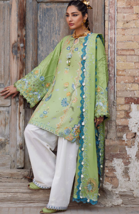 Elan - Elan Lawn'25 Embroidered Lawn Suits Unstitched 3 Piece - Summer Collection - aubranz.com