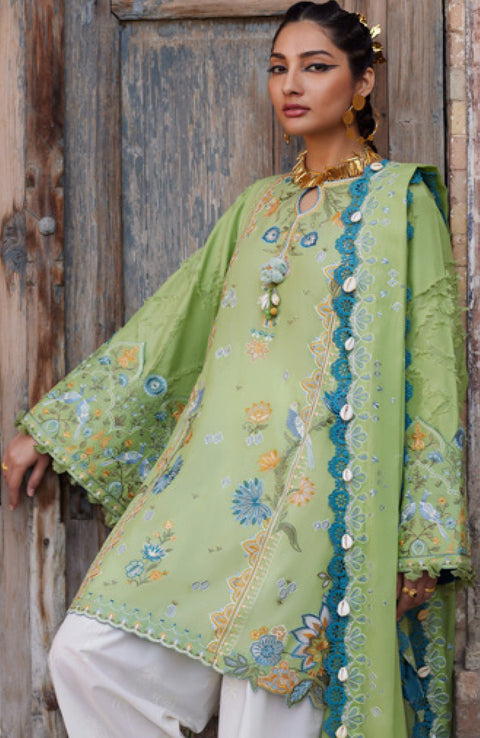 Elan - Elan Lawn'25 Embroidered Lawn Suits Unstitched 3 Piece - Summer Collection - aubranz.com