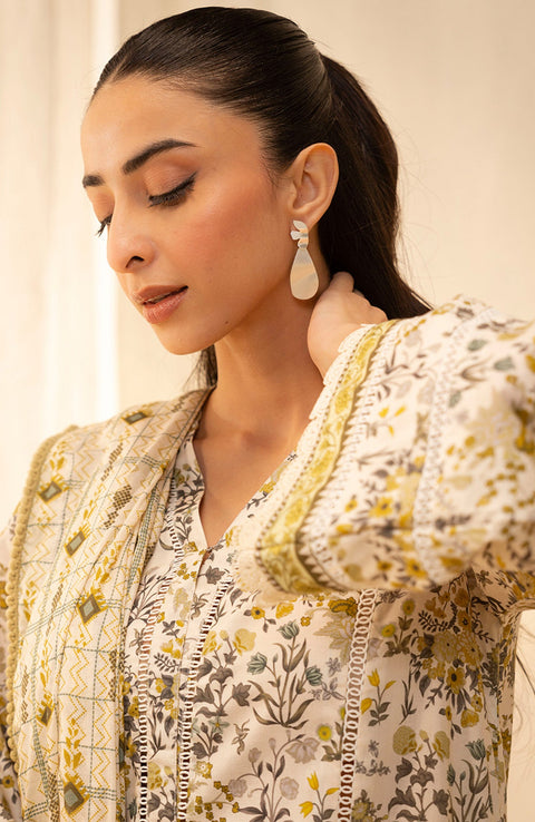 Zellbury - Zellbury unstitched lawn'25 Printed Suits Unstitched 2 Piece - Summer Collection - aubranz.com