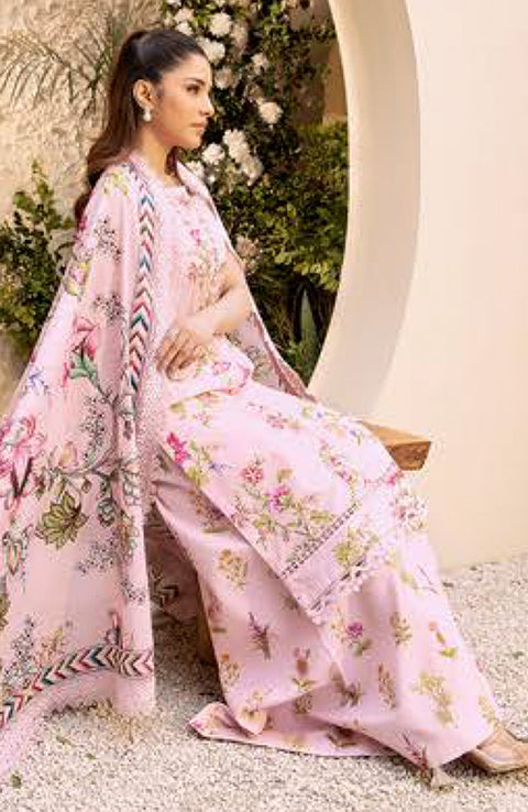 Mariab - M Basic Elaheh Lawn'25 By Maria B Printed Suits Unstitched 3 Piece - Summer Collection - aubranz.com