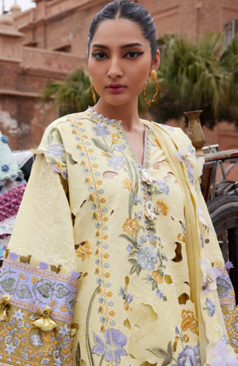 Elan - Elan Lawn'25 Embroidered Lawn Suits Unstitched 3 Piece - Summer Collection - aubranz.com