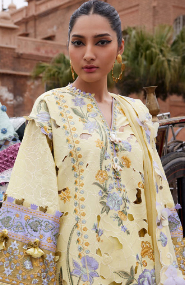 Elan - Elan Lawn'25 Embroidered Lawn Suits Unstitched 3 Piece - Summer Collection - aubranz.com