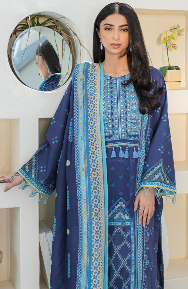Zellbury - Zellbury unstitched lawn'25 Printed Suits Unstitched 3 Piece - Summer Collection - aubranz.com