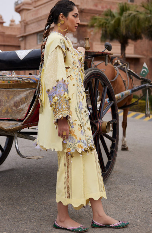 Elan - Elan Lawn'25 Embroidered Lawn Suits Unstitched 3 Piece - Summer Collection - aubranz.com