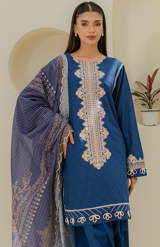 Zellbury - Zellbury unstitched lawn'25 Printed Suits Unstitched 3 Piece - Summer Collection - aubranz.com