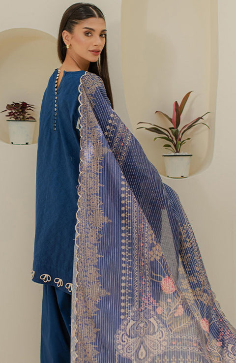 Zellbury - Zellbury unstitched lawn'25 Printed Suits Unstitched 3 Piece - Summer Collection - aubranz.com