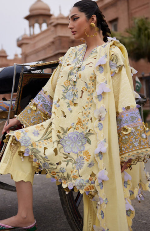 Elan - Elan Lawn'25 Embroidered Lawn Suits Unstitched 3 Piece - Summer Collection - aubranz.com