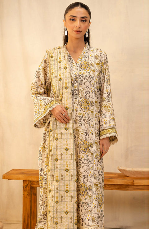 Zellbury - Zellbury unstitched lawn'25 Printed Suits Unstitched 2 Piece - Summer Collection - aubranz.com
