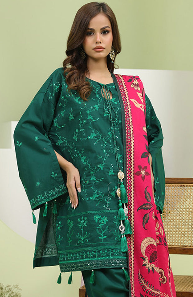 Zellbury - Zellbury Signature lawn'25 Printed Suits Unstitched 3 Piece - Summer Collection - aubranz.com