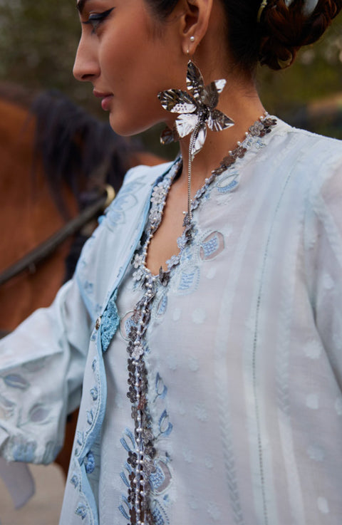 Elan - Elan Lawn'25 Embroidered Lawn Suits Unstitched 3 Piece - Summer Collection - aubranz.com