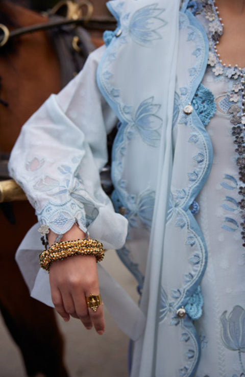 Elan - Elan Lawn'25 Embroidered Lawn Suits Unstitched 3 Piece - Summer Collection - aubranz.com