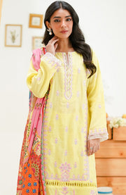 Zellbury - Zellbury Signature lawn'25 Printed Suits Unstitched 3 Piece - Summer Collection - aubranz.com