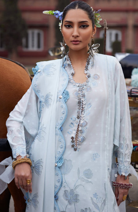 Elan - Elan Lawn'25 Embroidered Lawn Suits Unstitched 3 Piece - Summer Collection - aubranz.com