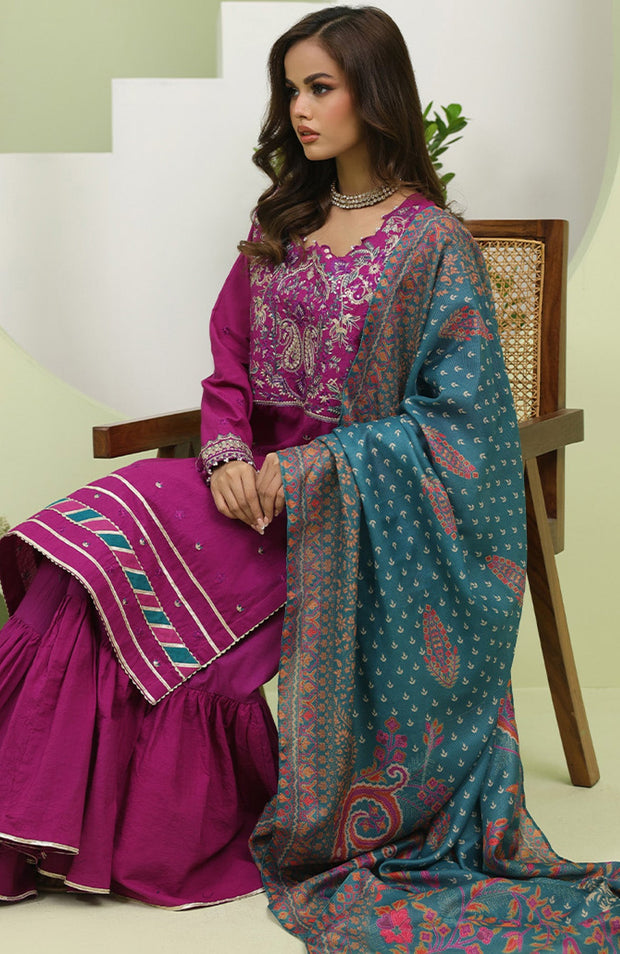 Zellbury - Zellbury Signature lawn'25 Printed Suits Unstitched 3 Piece - Summer Collection - aubranz.com