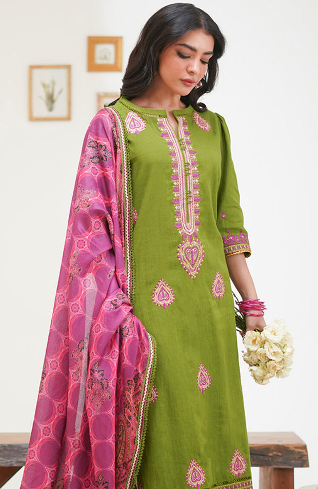 Zellbury - Zellbury Signature lawn'25 Printed Suits Unstitched 3 Piece - Summer Collection - aubranz.com