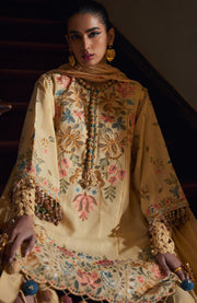 Elan - Elan Lawn'25 Embroidered Lawn Suits Unstitched 3 Piece - Summer Collection - aubranz.com