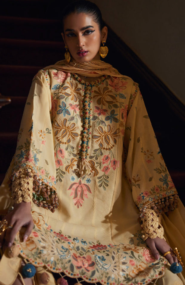 Elan - Elan Lawn'25 Embroidered Lawn Suits Unstitched 3 Piece - Summer Collection - aubranz.com