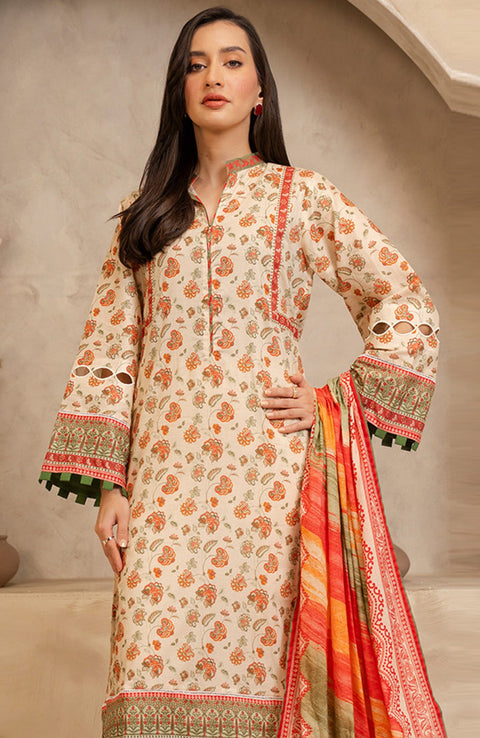 Zellbury - Zellbury unstitched lawn'25 Printed Suits Unstitched 2 Piece - Summer Collection - aubranz.com
