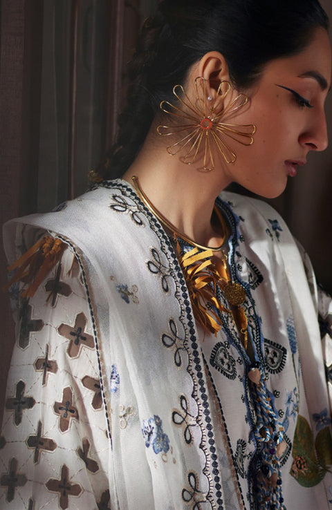 Elan - Elan Lawn'25 Embroidered Lawn Suits Unstitched 3 Piece - Summer Collection - aubranz.com