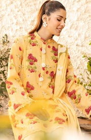 Mariab - M Basic Elaheh Lawn'25 By Maria B Printed Suits Unstitched 3 Piece - Summer Collection - aubranz.com