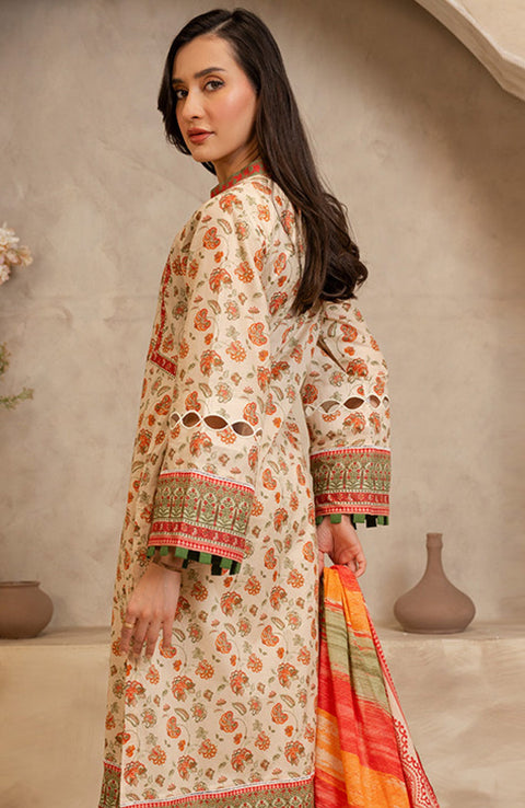 Zellbury - Zellbury unstitched lawn'25 Printed Suits Unstitched 2 Piece - Summer Collection - aubranz.com