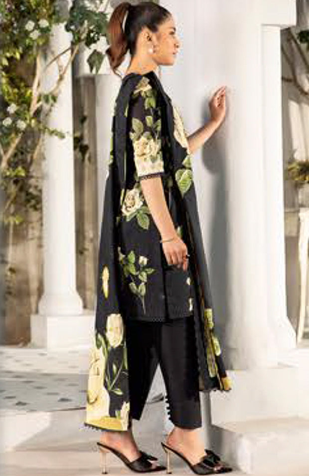 Mariab - M Basic Elaheh Lawn'25 By Maria B Printed Suits Unstitched 3 Piece - Summer Collection - aubranz.com