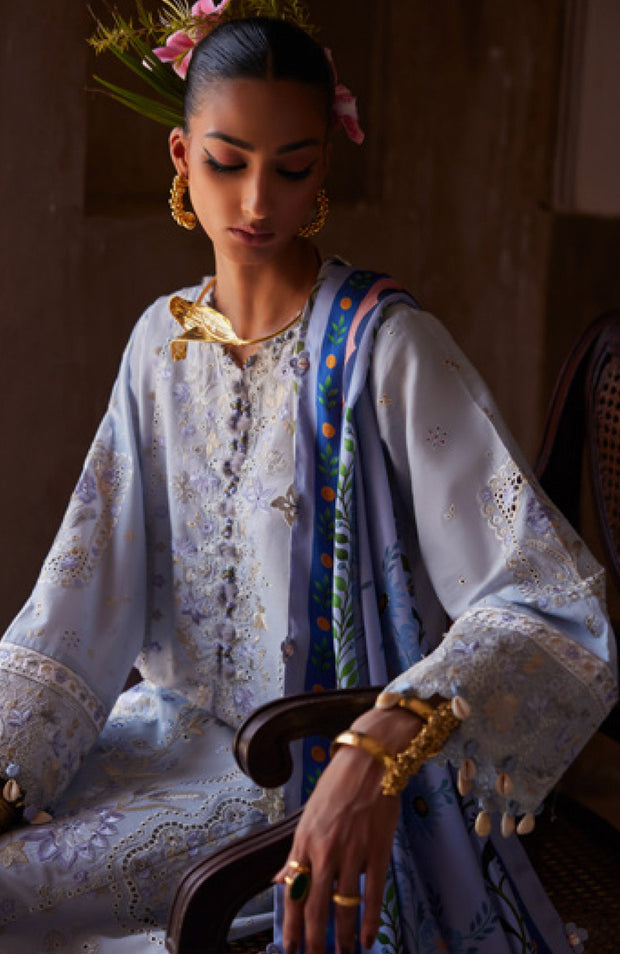 Elan - Elan Lawn'25 Embroidered Lawn Suits Unstitched 3 Piece - Summer Collection - aubranz.com