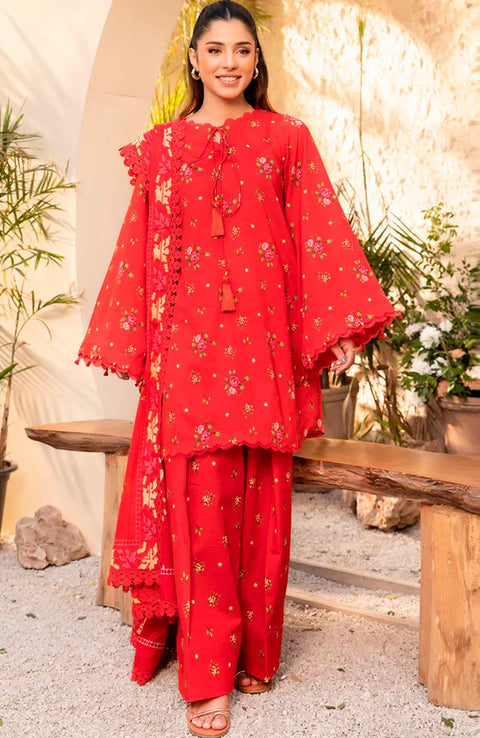 Mariab - M Basic Elaheh Lawn'25 By Maria B Printed Suits Unstitched 3 Piece - Summer Collection - aubranz.com