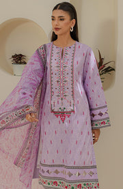 Zellbury - Zellbury unstitched lawn'25 Printed Suits Unstitched 2 Piece - Summer Collection - aubranz.com
