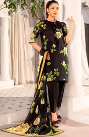 Mariab - M Basic Elaheh Lawn'25 By Maria B Printed Suits Unstitched 3 Piece - Summer Collection - aubranz.com