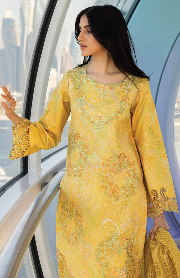 SKU#RR10 -CARNATION LAWN'25 BY RANG RASIYA EMBROIDERED SUITS UNSTITCHED 3 PIECE - SUMMER COLLECTION