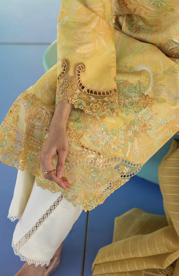 SKU#RR10 -CARNATION LAWN'25 BY RANG RASIYA EMBROIDERED SUITS UNSTITCHED 3 PIECE - SUMMER COLLECTION