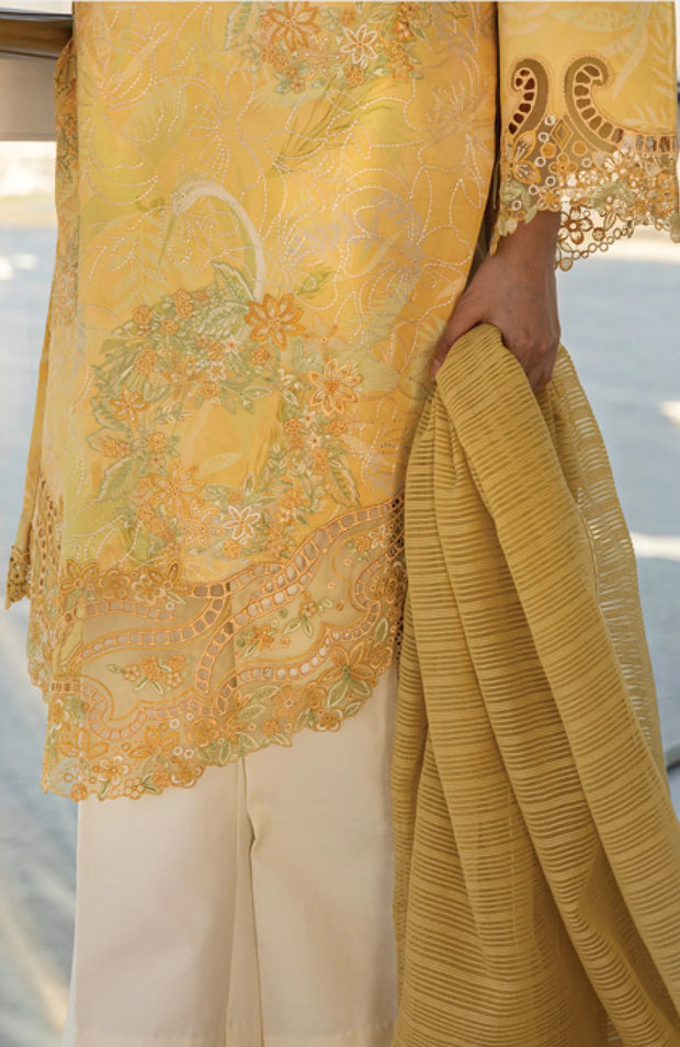 SKU#RR10 -CARNATION LAWN'25 BY RANG RASIYA EMBROIDERED SUITS UNSTITCHED 3 PIECE - SUMMER COLLECTION