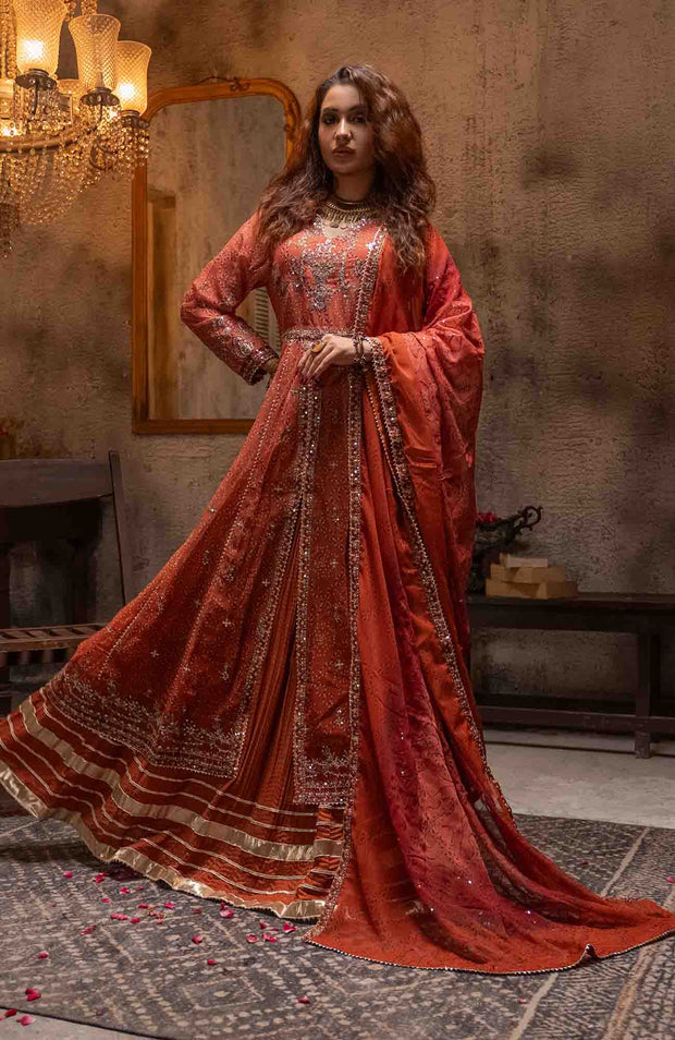 Abtextiles - Zurr Signature Luxury Chiffon'25 by AB Textiles Chiffon Suit Ready To wear 3 Piece-Wedding Collection - aubranz.com