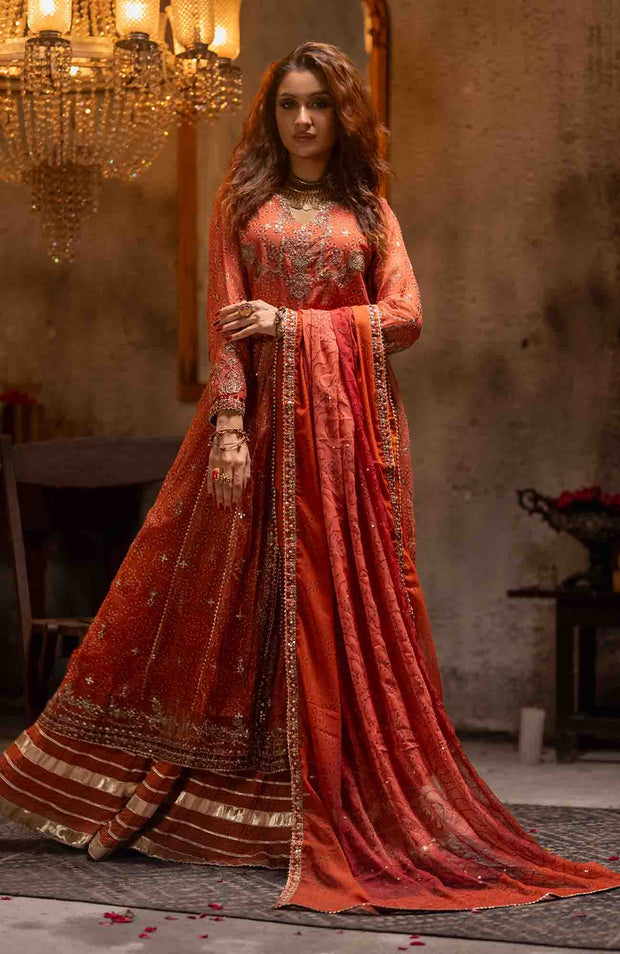 Abtextiles - Zurr Signature Luxury Chiffon'25 by AB Textiles Chiffon Suit Ready To wear 3 Piece-Wedding Collection - aubranz.com