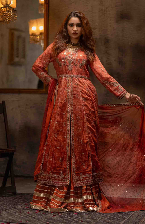 Abtextiles - Zurr Signature Luxury Chiffon'25 by AB Textiles Chiffon Suit Ready To wear 3 Piece-Wedding Collection - aubranz.com