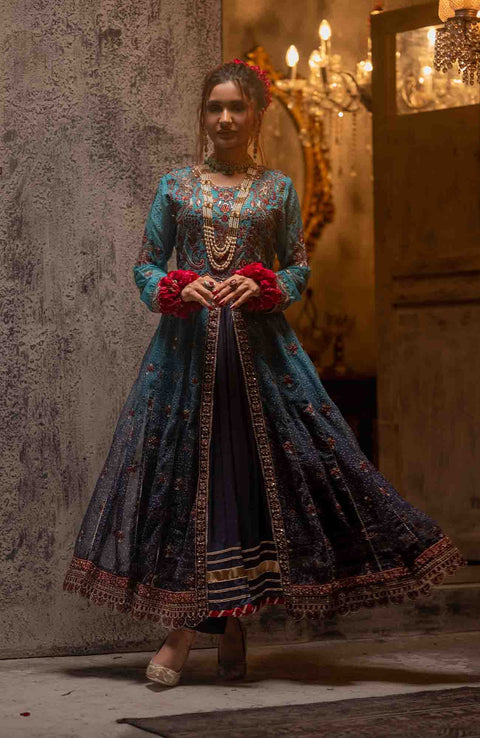 Abtextiles - Zurr Signature Luxury Chiffon'25 by AB Textiles Chiffon Suit Ready To wear 3 Piece-Wedding Collection - aubranz.com