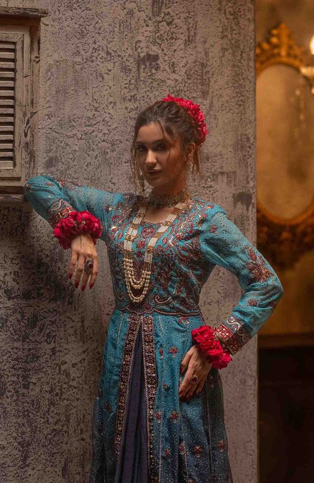 Abtextiles - Zurr Signature Luxury Chiffon'25 by AB Textiles Chiffon Suit Ready To wear 3 Piece-Wedding Collection - aubranz.com