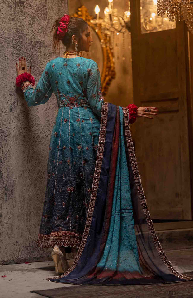 Abtextiles - Zurr Signature Luxury Chiffon'25 by AB Textiles Chiffon Suit Ready To wear 3 Piece-Wedding Collection - aubranz.com