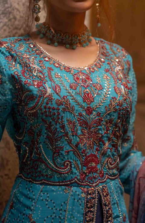 Abtextiles - Zurr Signature Luxury Chiffon'25 by AB Textiles Chiffon Suit Ready To wear 3 Piece-Wedding Collection - aubranz.com